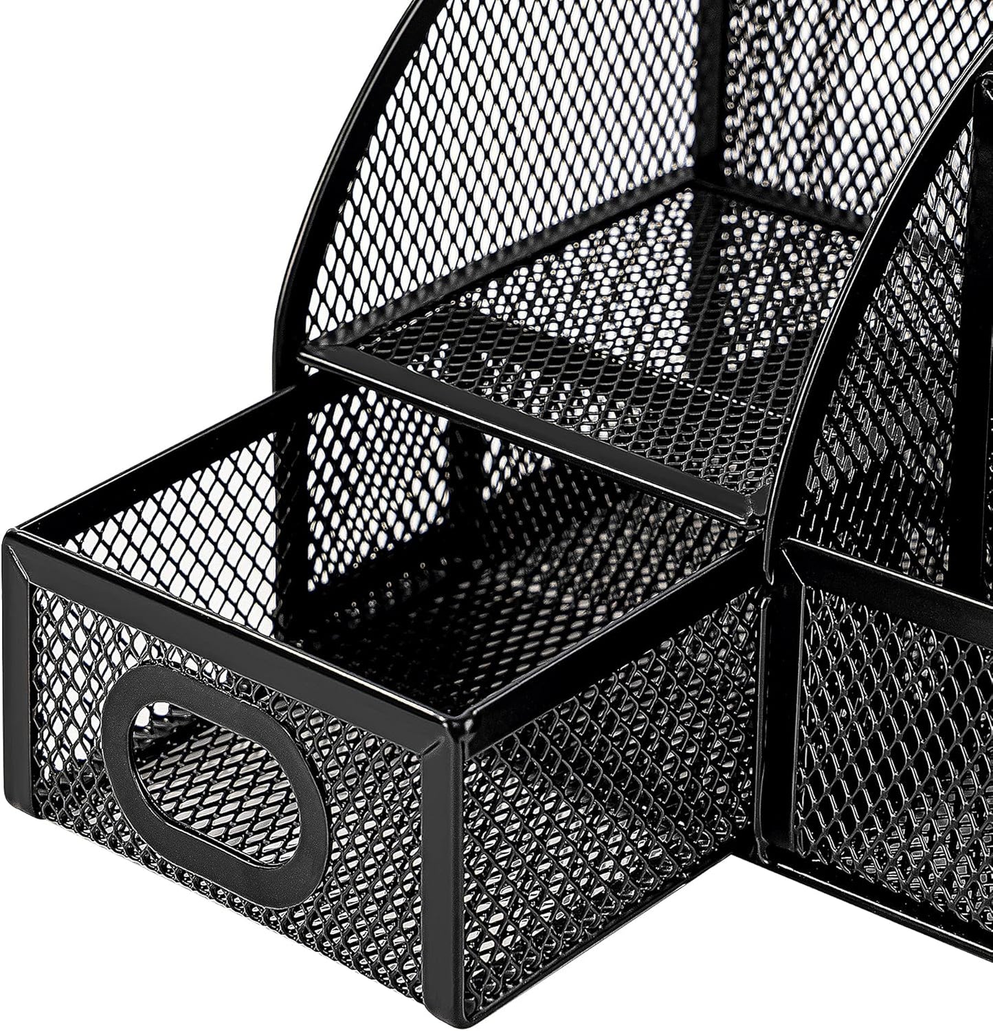 Mesh Pen Holder and Organizer, Black, ‎9.1" x 5.9" x 5.5''